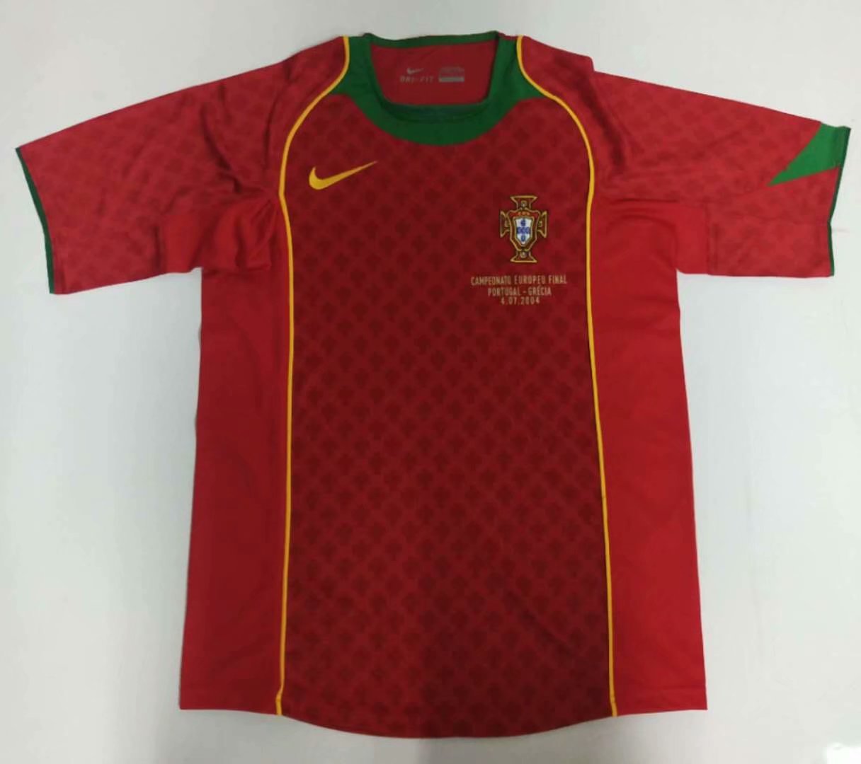 2004 Portugal Home Retro Soccer Jerseys Yupoo