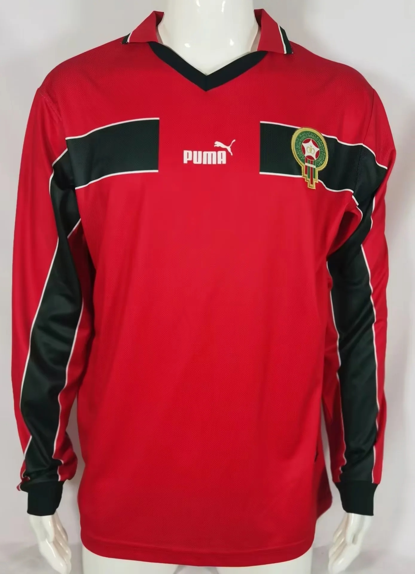 1998 Morocco Third Retro Long Sleeve Soccer Jerseys Yupoo