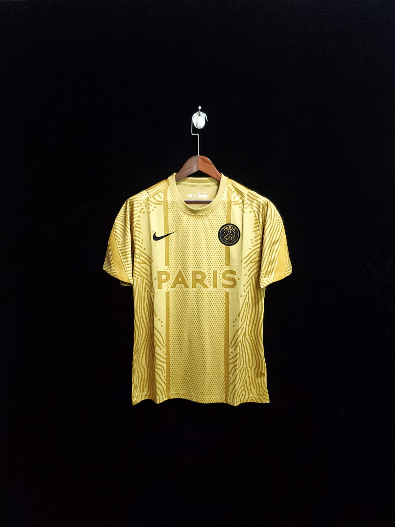 20-21 PSG yellow pre-match training suit S-2XL