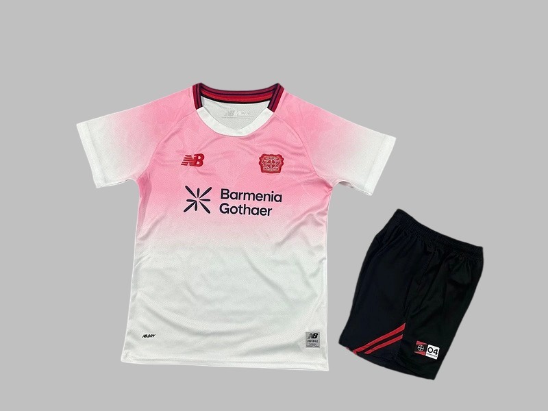 25-26 Leverkusen Away Kids Cheap Soccer Jerseys Yupoo