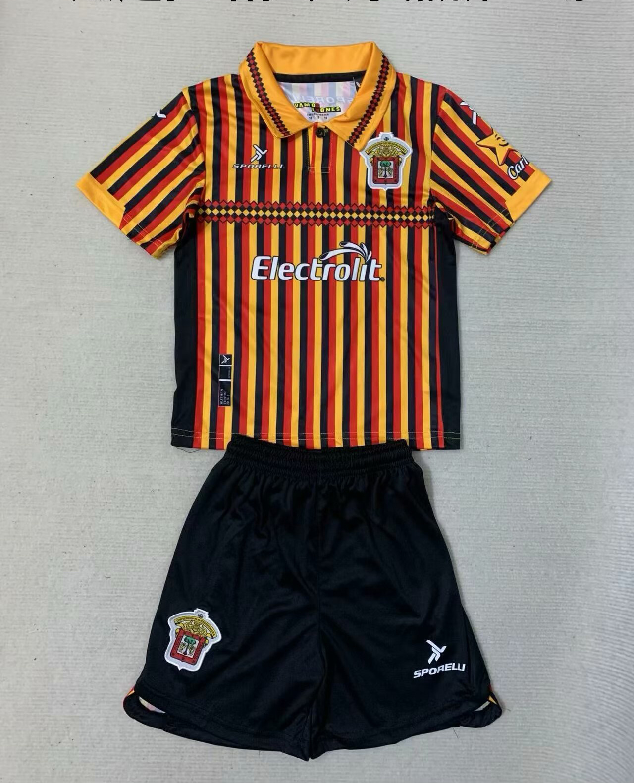 23-24 Leones Negros Home Kids Soccer Jerseys Yupoo