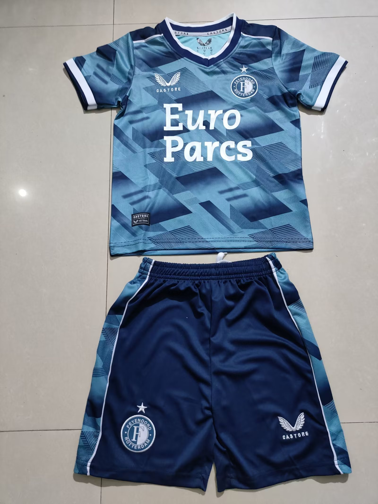 23-24 Feyenoord Away Kids Soccer Jerseys Yupoo