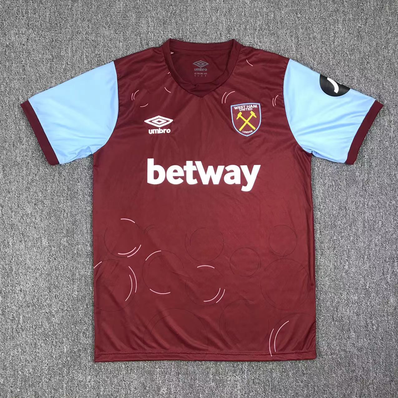 23-24 West Ham United Home Soccer Jerseys Yupoo