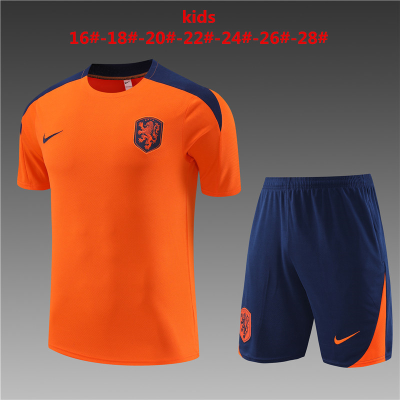 23-24 Netherlands Kids Training Soccer Jerseys Yupoo