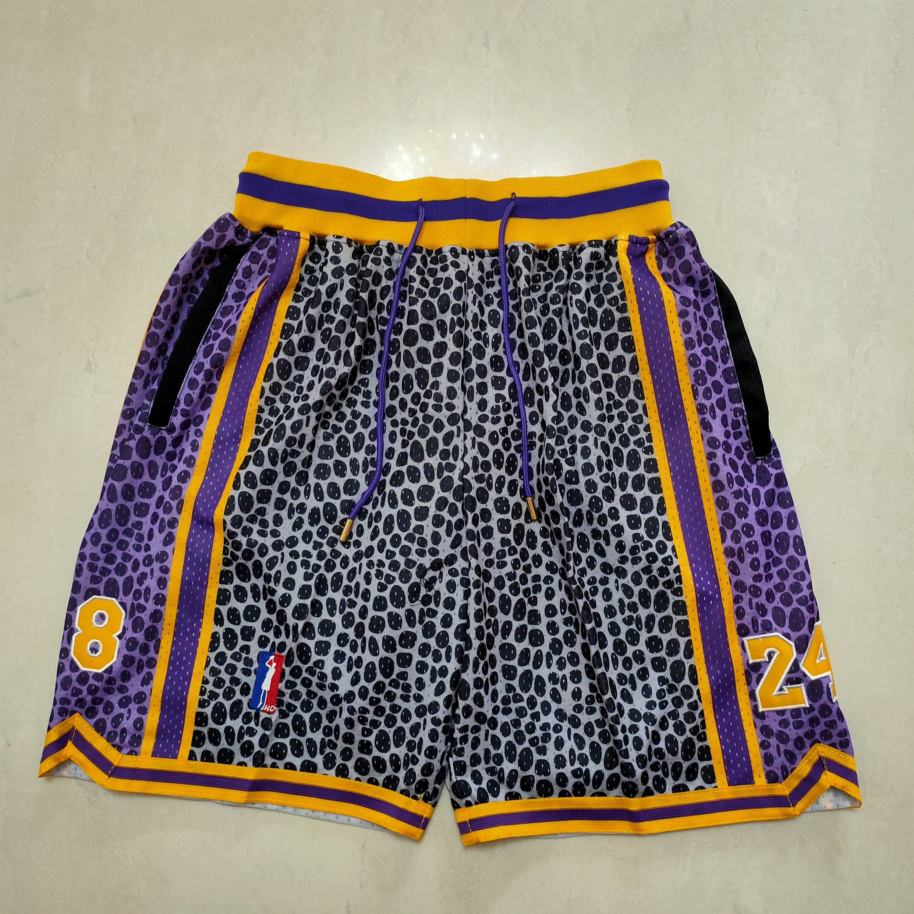 Lakers Pocket Shorts Embroidery