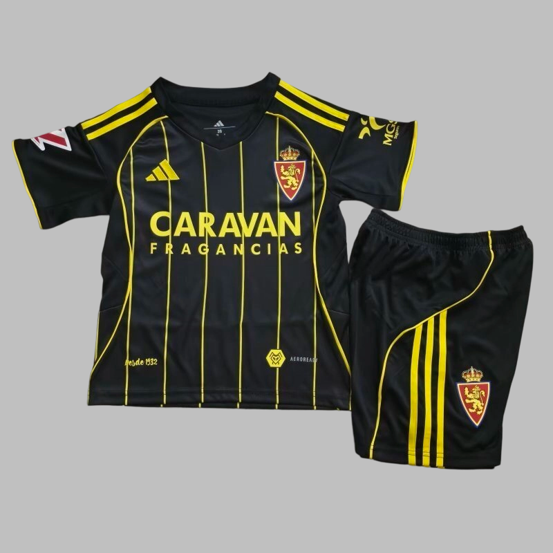 25-26 Zaragoza Away Kids Cheap Soccer Jerseys Yupoo