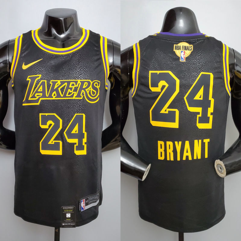 New Bryant #24 Lakers black NBA jersey Size XS-XXL