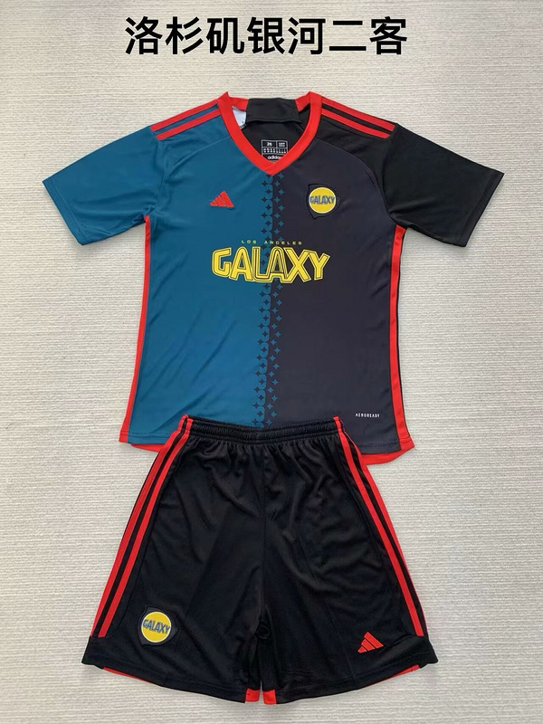 24-25 Los Angeles Galaxy Third Kids Soccer Jerseys Yupoo