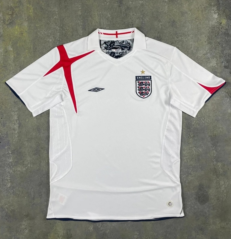 2006 England Home Retro Soccer Jerseys Yupoo