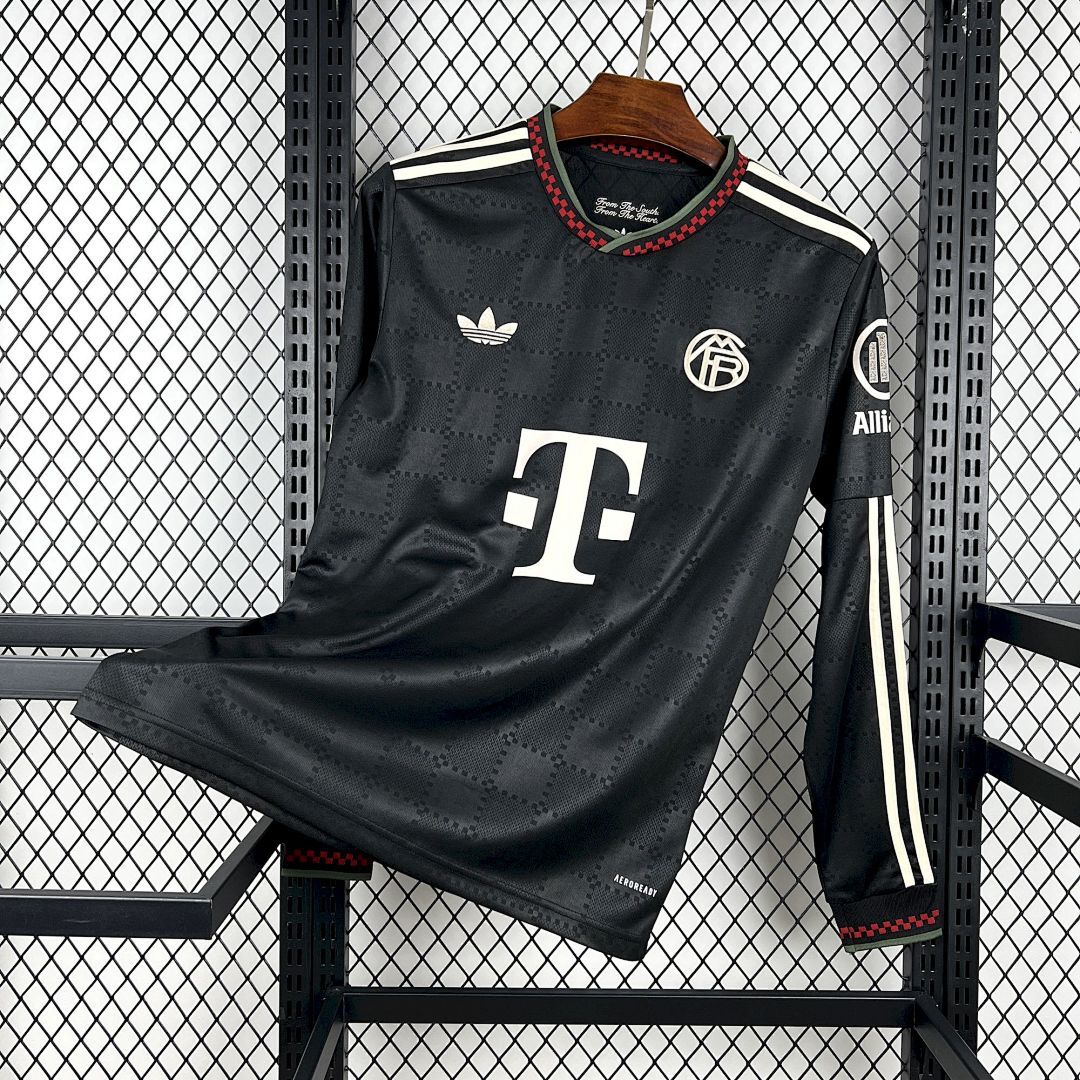Mens Bayern Munich 2025/26 Third Long Sleeve Jersey