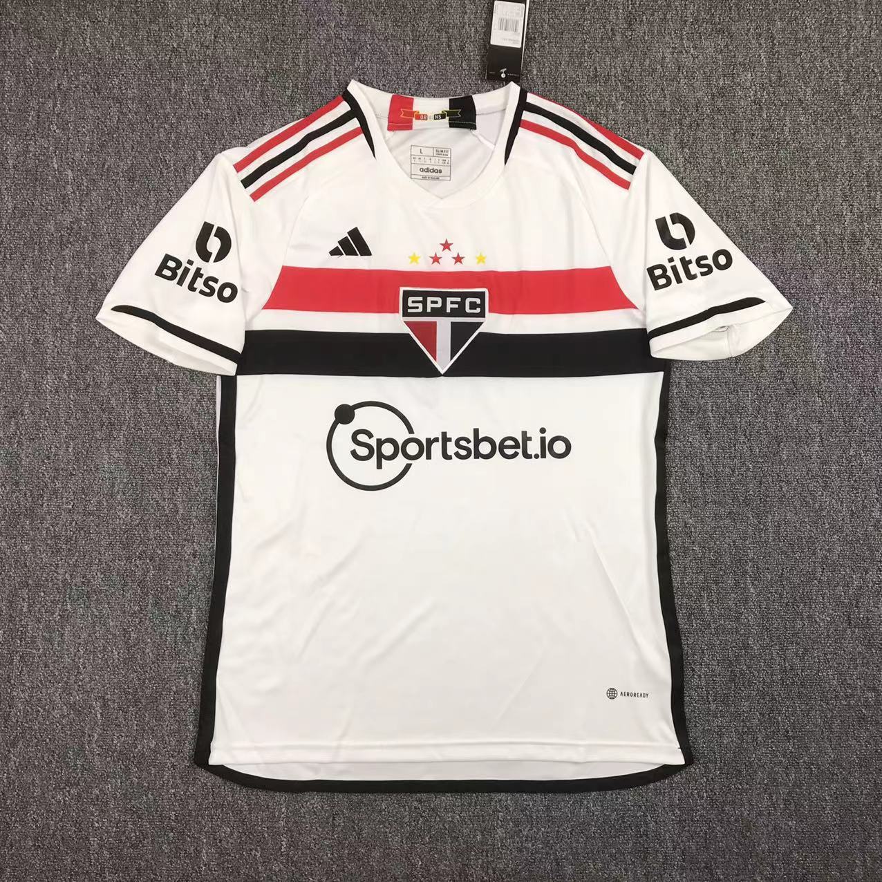 23-24 Sao Paulo Home Soccer Jerseys Yupoo