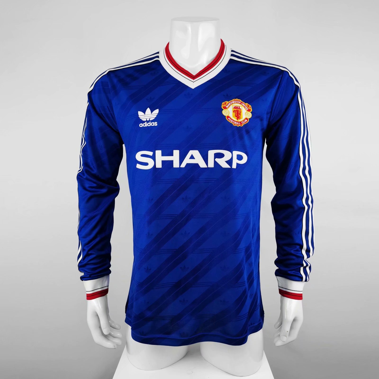 86-88 M-anchester U-nited Third Long Sleeve Soccer Jerseys Yupoo