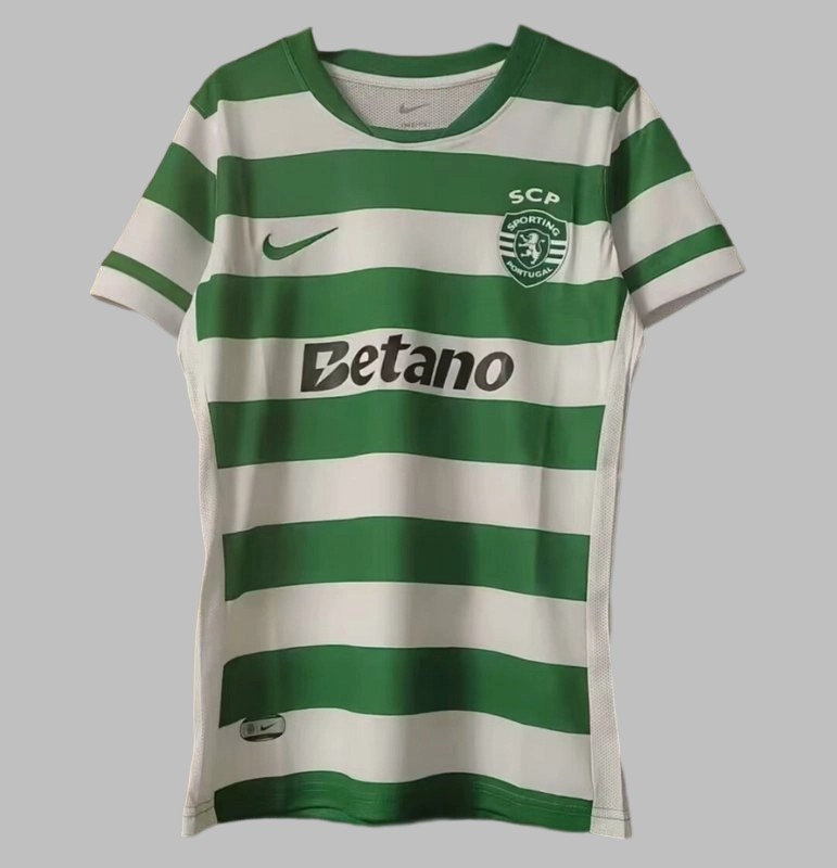 Sporting Lisbon Home Women Cheap Soccer Jerseys Yupoo