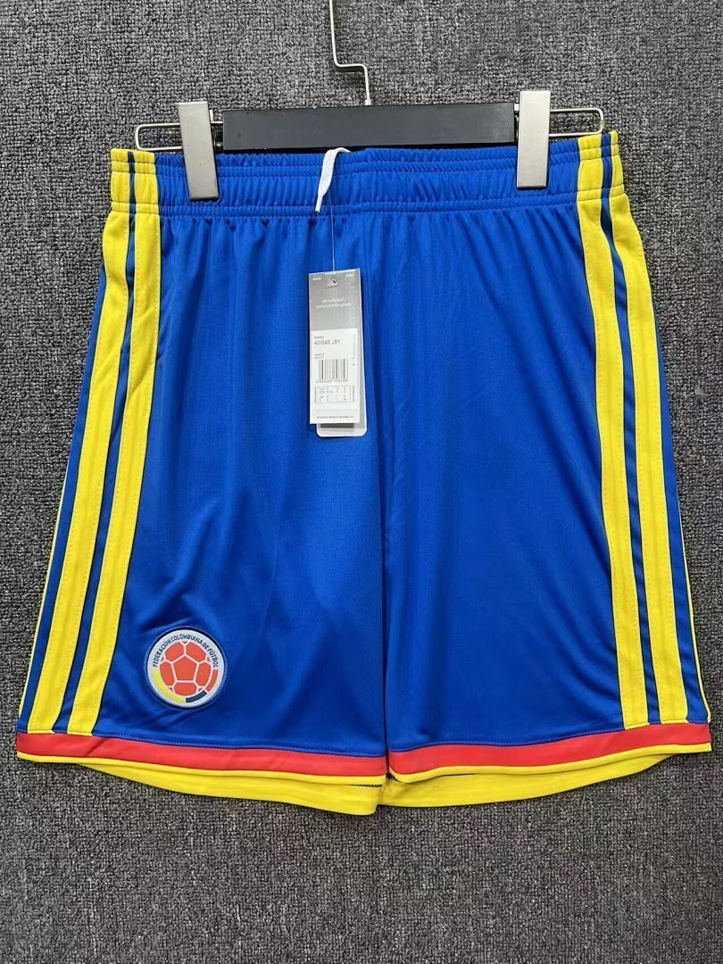 26-27 Colombia Home Soccer Shorts Yupoo