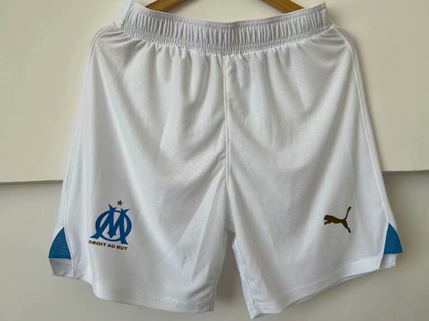 23-24 Marseille Home Player Version Soccer Shorts Yupoo