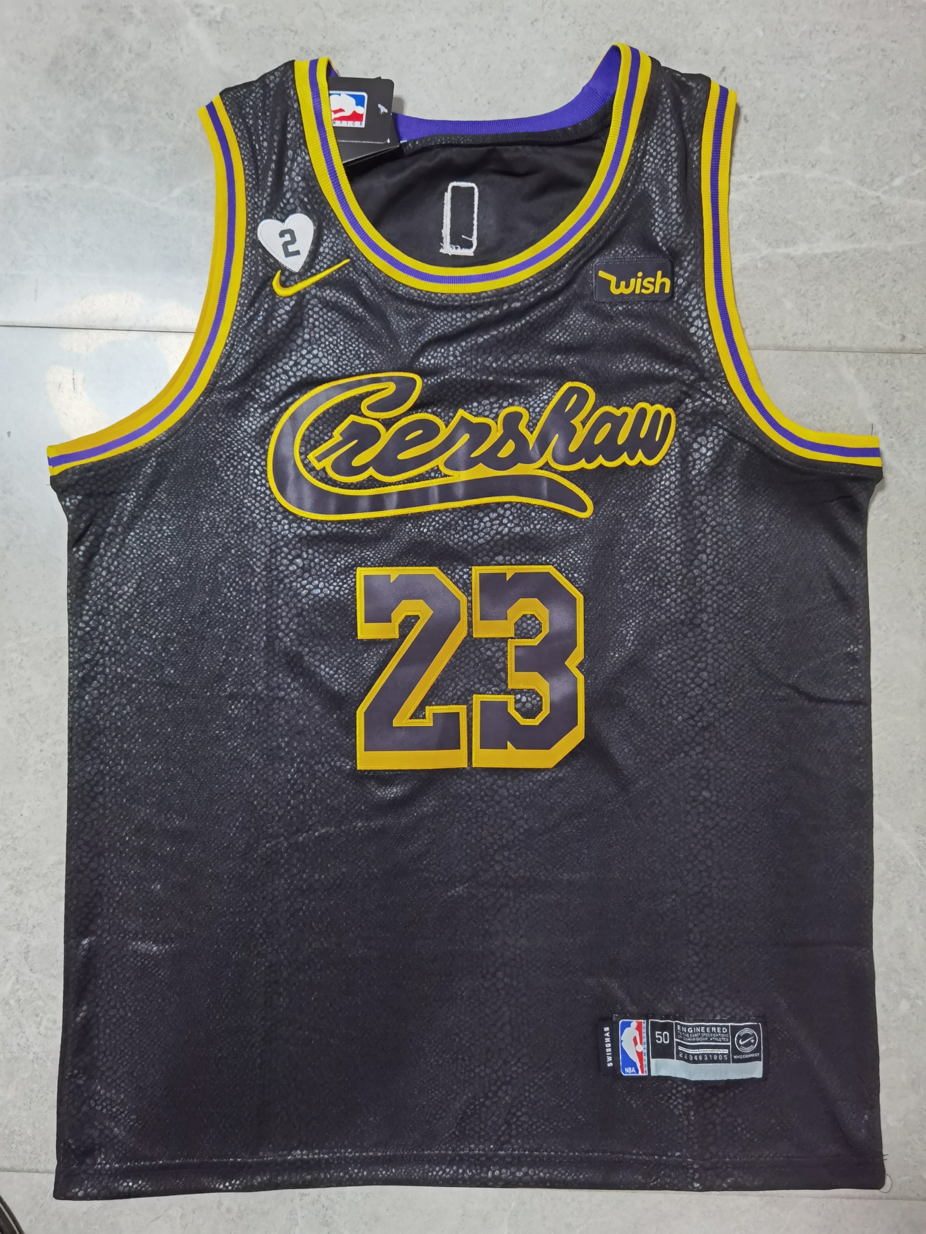Lakers #23 City Edition Embroidery