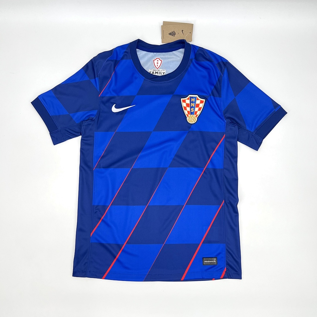 Croatia 2024/25 Euro Away Jersey S-XXXXL