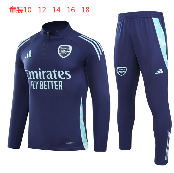 24-25 Arsenal Kids Long Sleeve Training Suit Yupoo