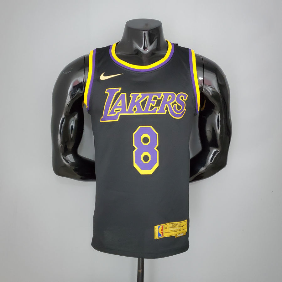 2021 Bryant #8 Lakers Bonus Edition Black NBA Jersey S-XXL