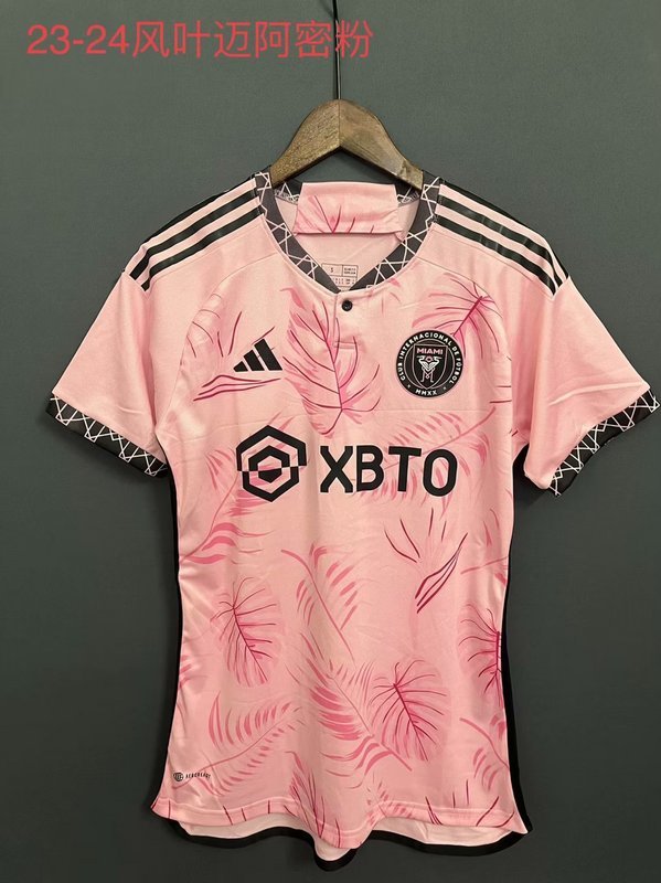 23-24 Miami Pink Traning Soccer Jerseys Yupoo