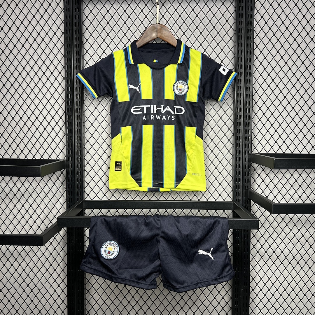 Manchester City 2024/25 Away Kids Kit