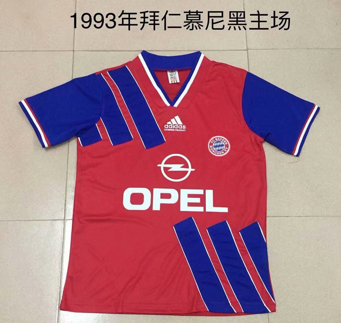 93-95 Bayern Home retro soccer jersey yupoo