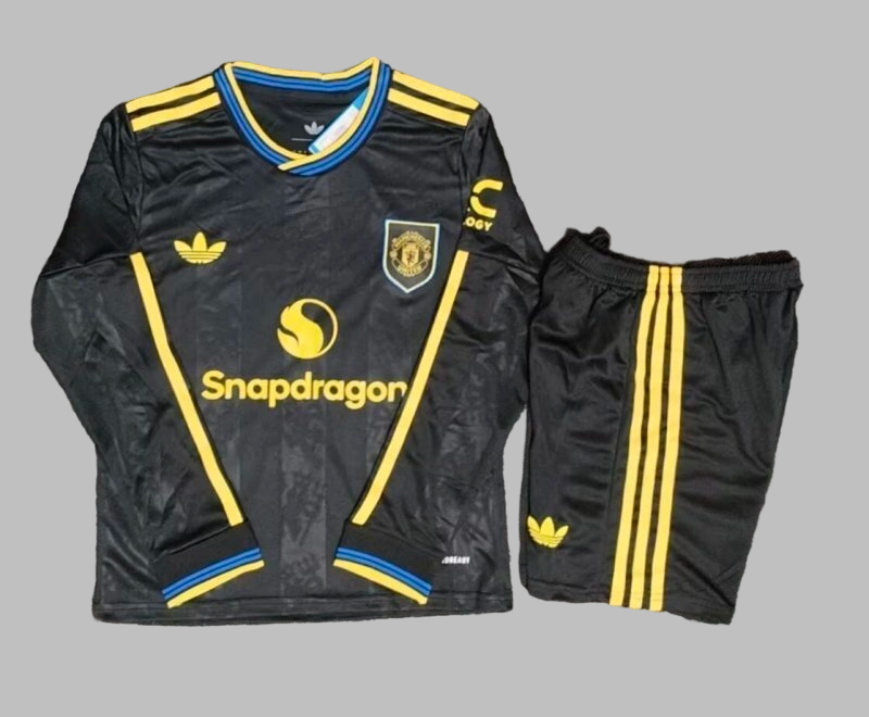 25-26 Man United Away Kids Cheap Soccer Jerseys Yupoo