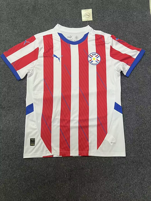 2024 Paraguay Home Soccer Jerseys Yupoo