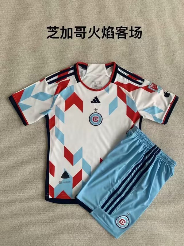 23-24 Chicago Away Kids Soccer Jerseys Yupoo