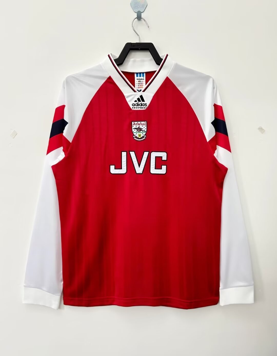92-94 Arsenal Home Retro Long Sleeve Soccer Jerseys Yupoo