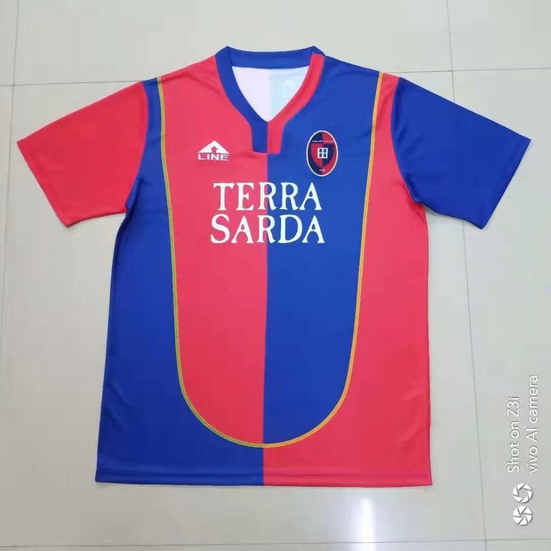 04-05 Cagliari Home Retro Soccer Jerseys Yupoo