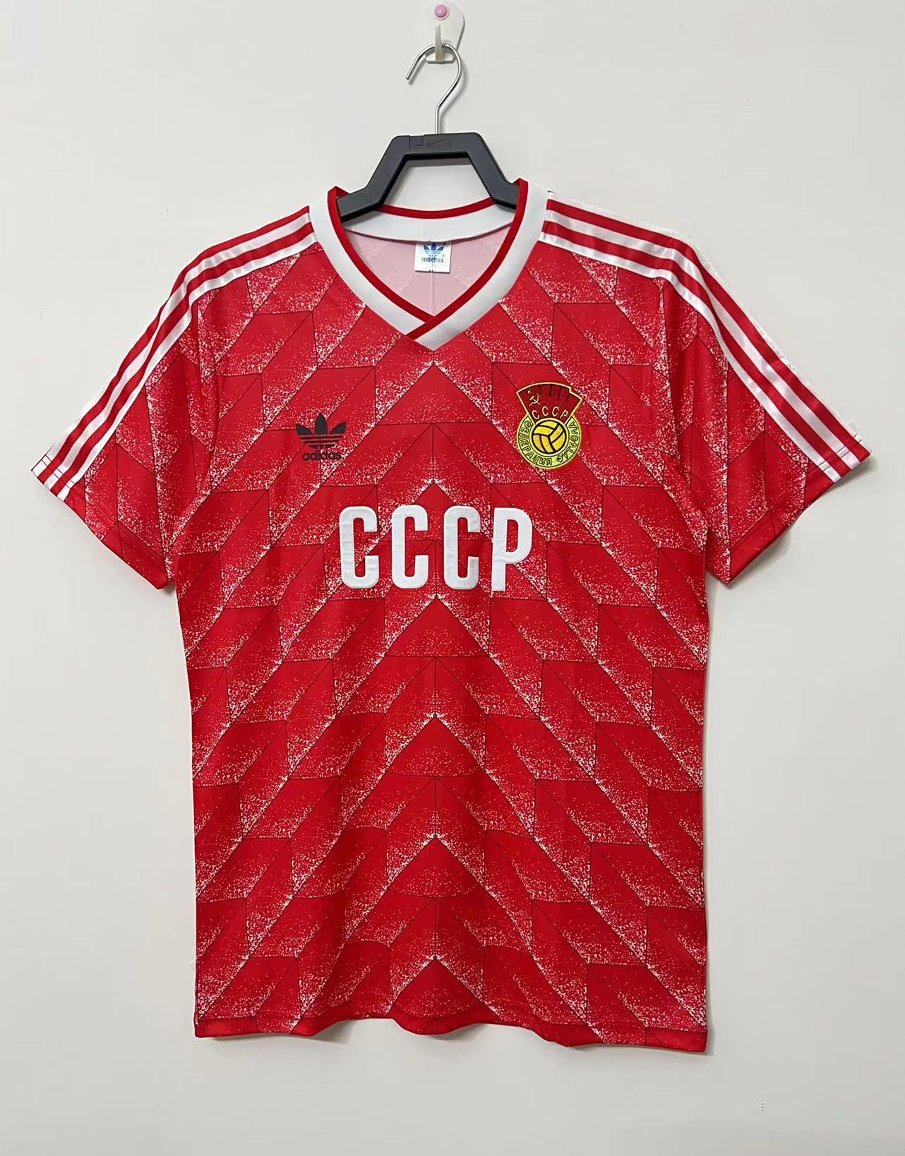 1988-89 Soviet Union Home Retro Soccer Jerseys Yupoo