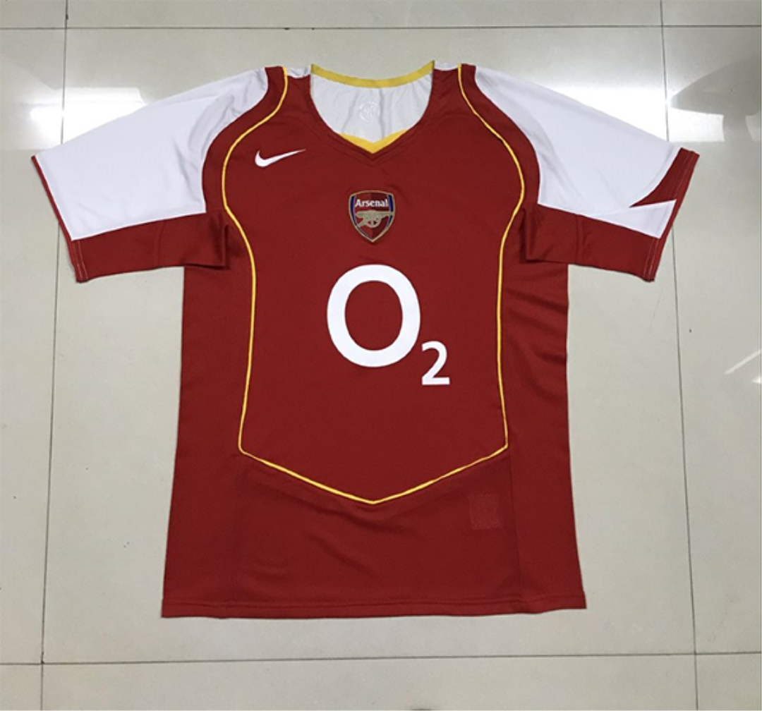 04-05 Arsenal Home retro soccer jersey yupoo