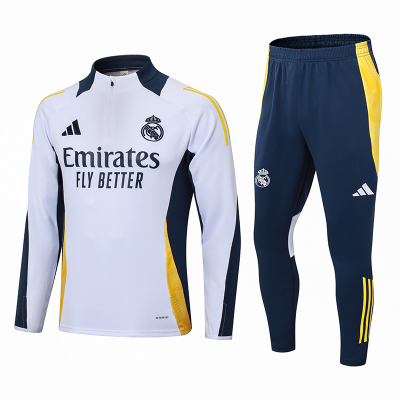 24-25 Real Madrid Long Sleeve Training Suit Yupoo
