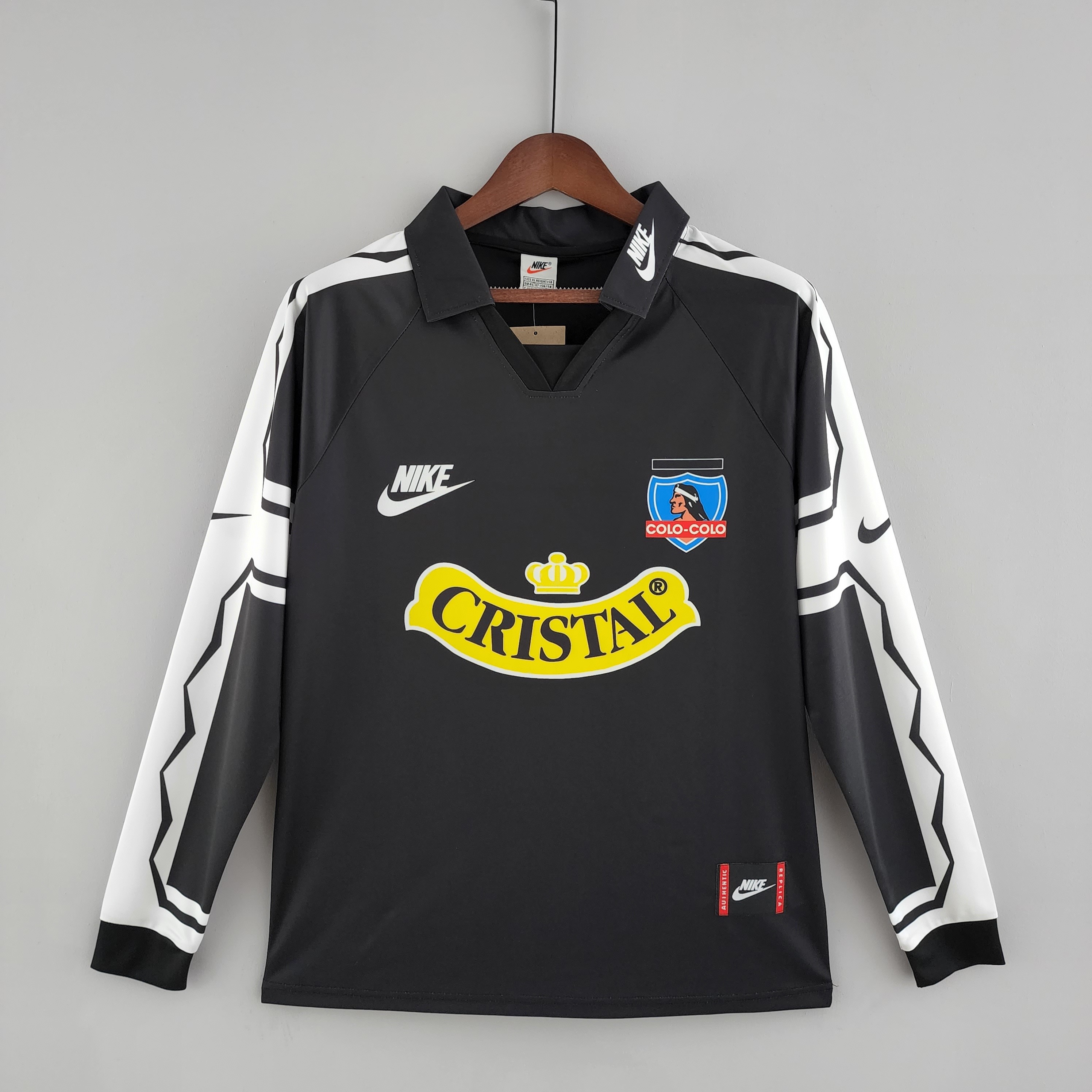 1995 Colo Colo Away Retro Long Sleeve Soccer Jerseys Yupoo