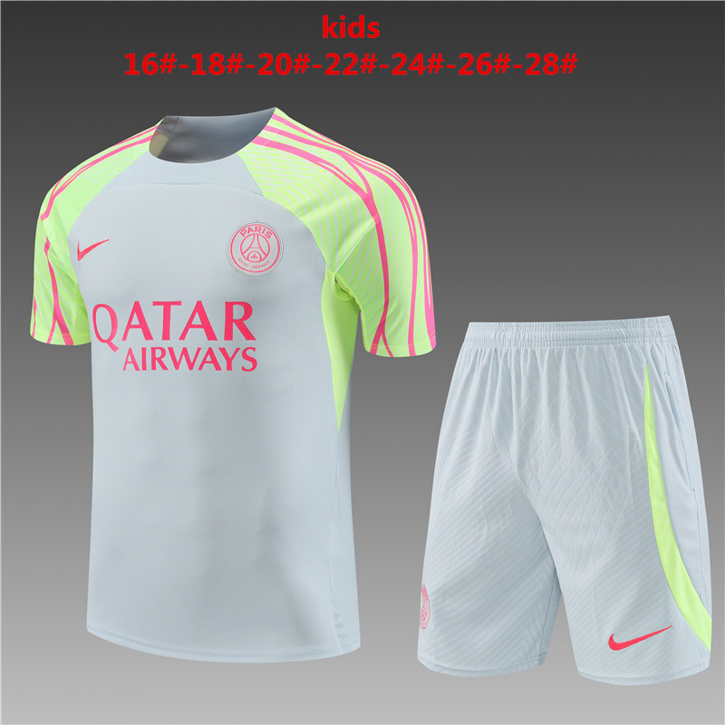 23-24 Paris Kids Training Soccer Jerseys Yupoo
