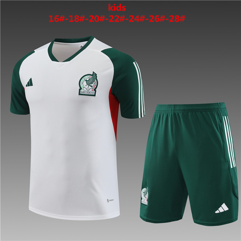 2023 Mexico Kids Training Soccer Jerseys Yupoo