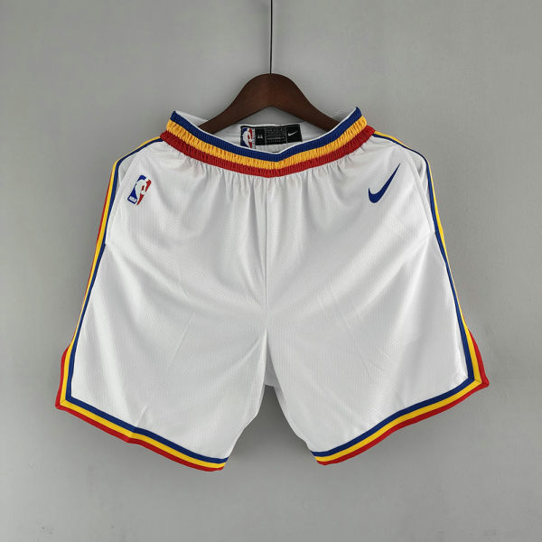 Golden State Warriors NBA Shorts White S-XXL