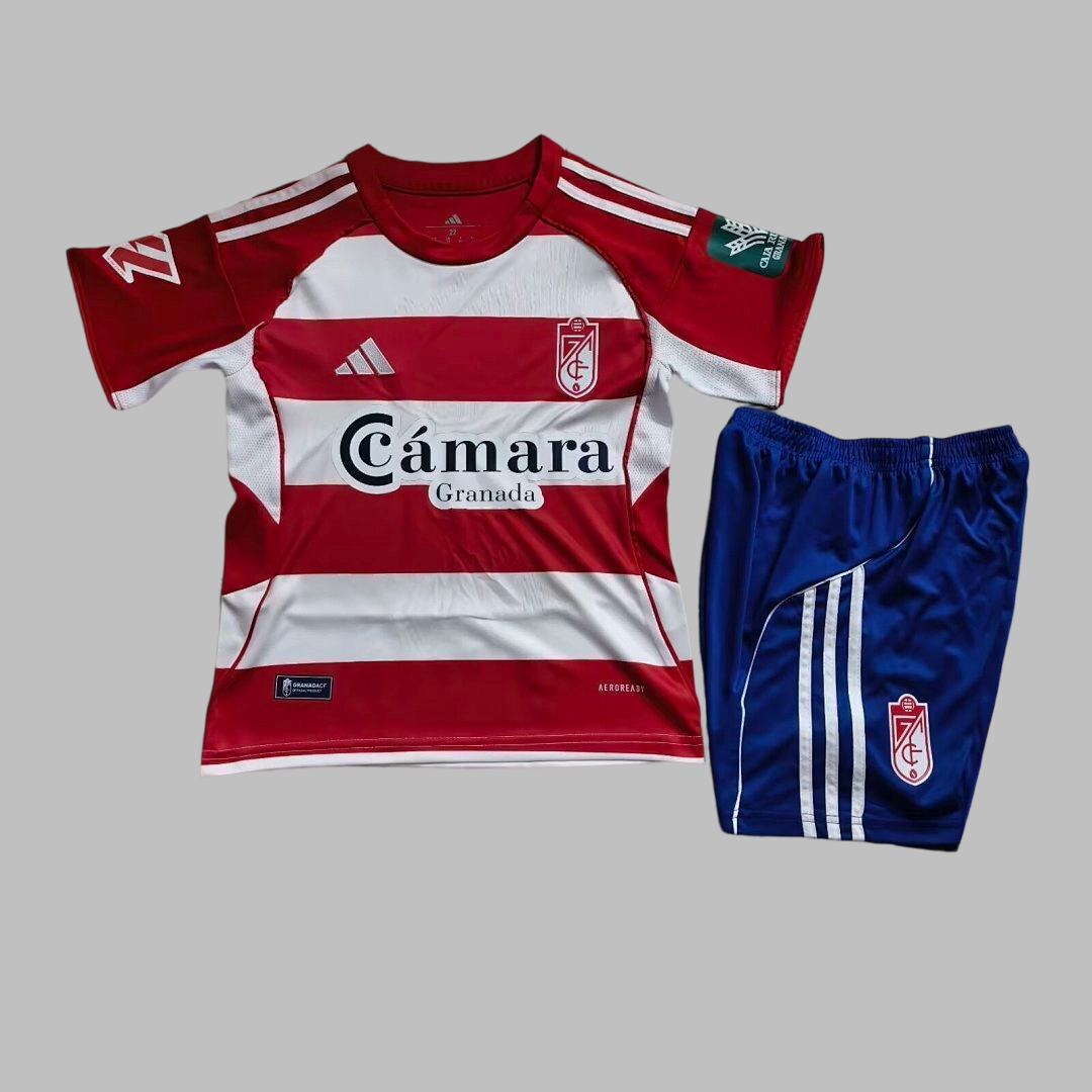 25-26 Granada Home Kids Cheap Soccer Jerseys Yupoo