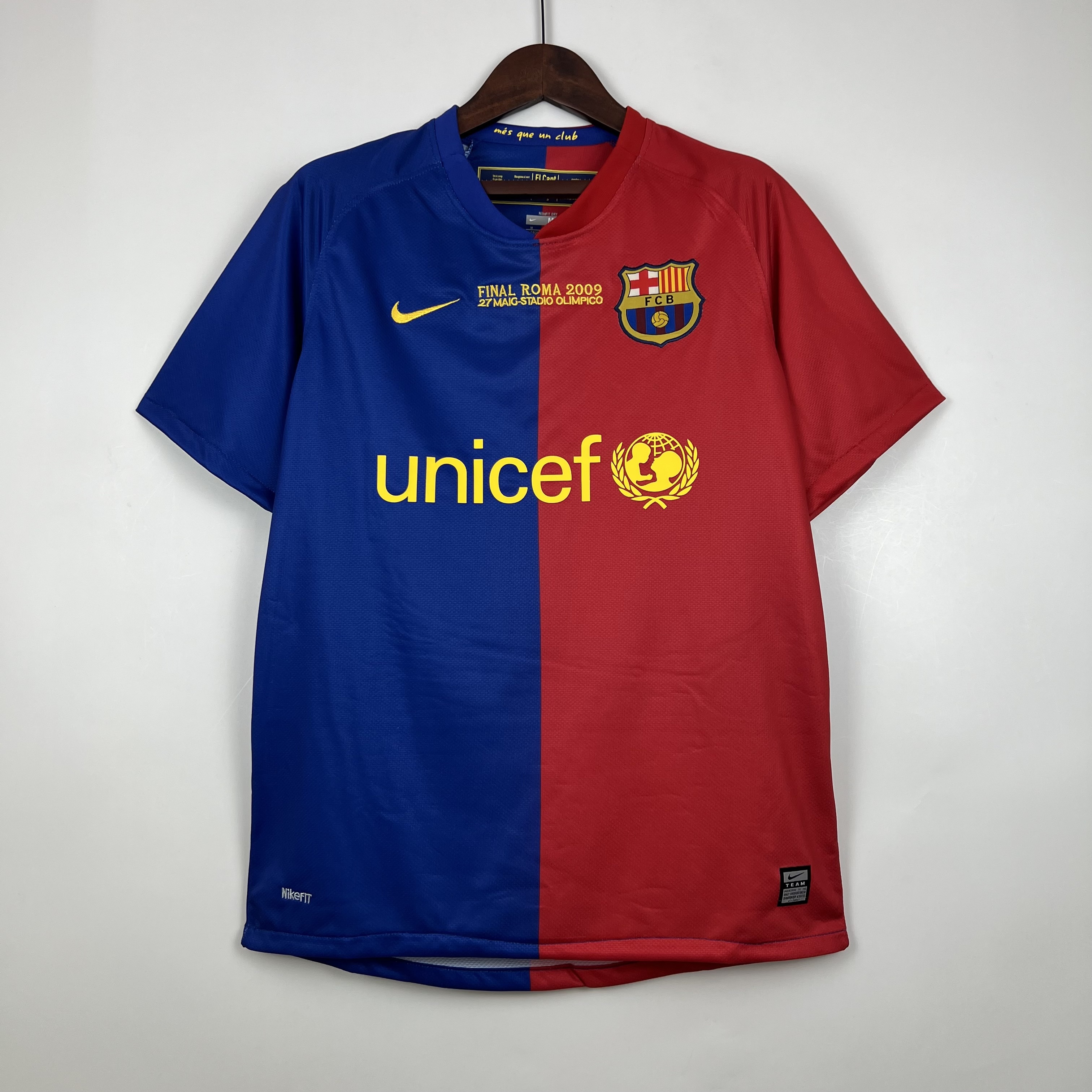 08-09 Messi GRIEZMANN Home Retro UEFA Champions League Soccer Jerseys Yupoo