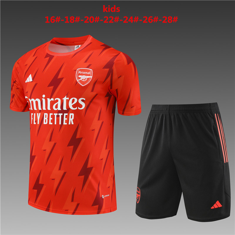 23-24 Arsenal Kids Training Soccer Jerseys Yupoo