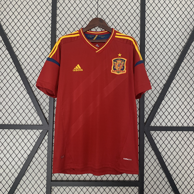 2012 Spain Home Retro Soccer Jerseys Yupoo