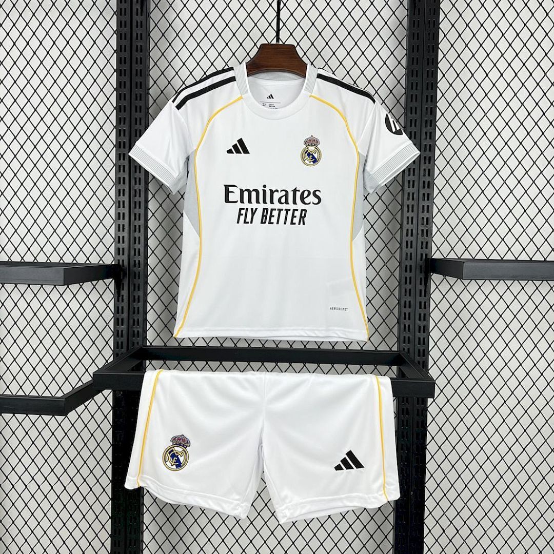 Real Madrid 2025/26 Home Kids Kit