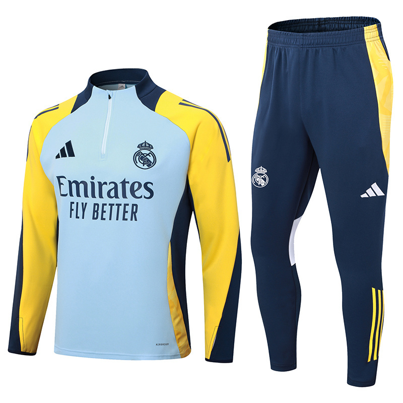 24-25 Real Madrid Long Sleeve Training Suit Yupoo