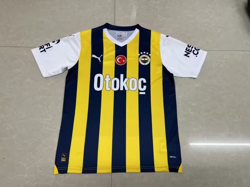 23-24 Fenerbahce Home Soccer Jerseys Yupoo