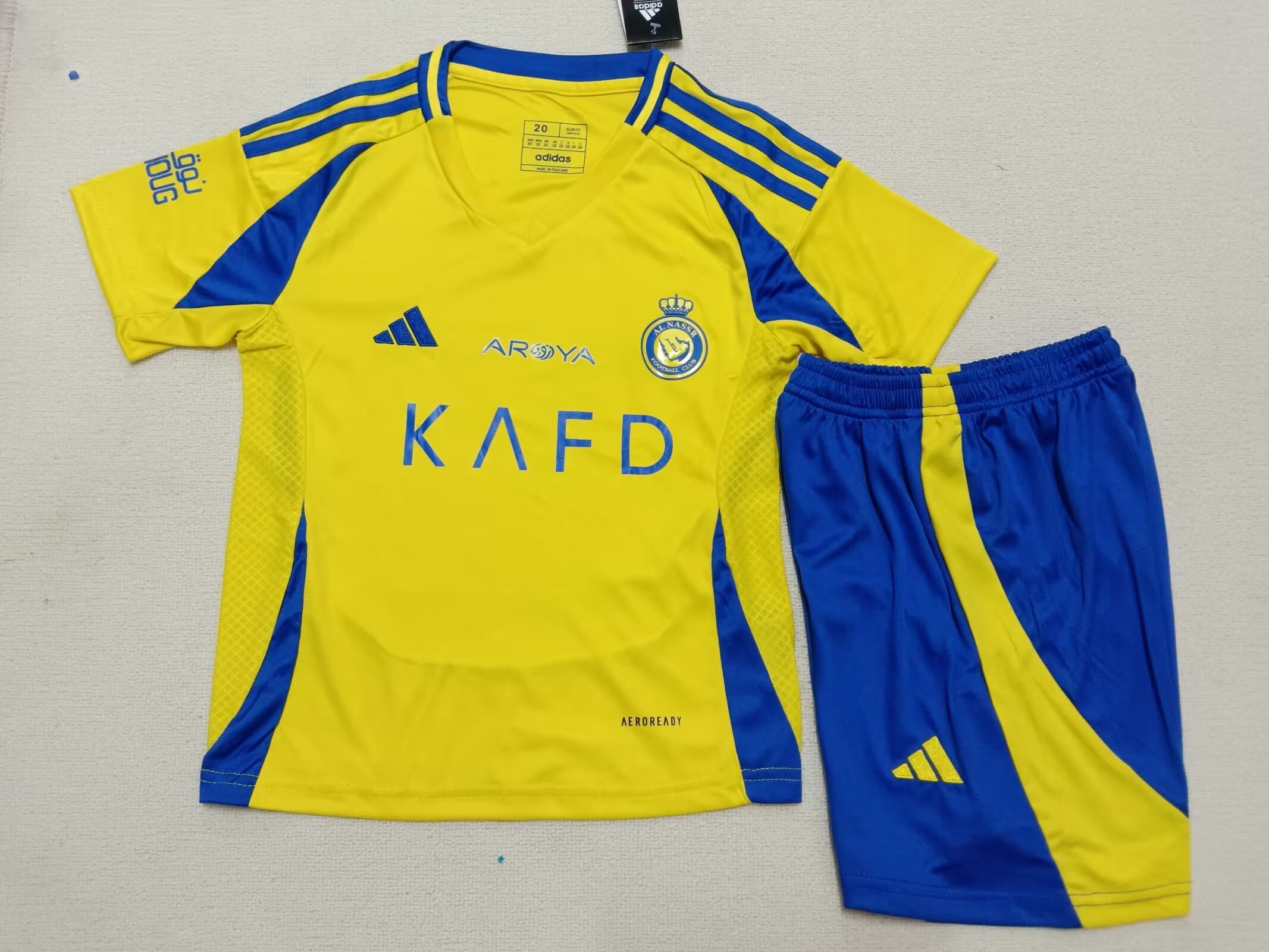 24-25 Al-Nassr Home Kids Soccer Jerseys Yupoo