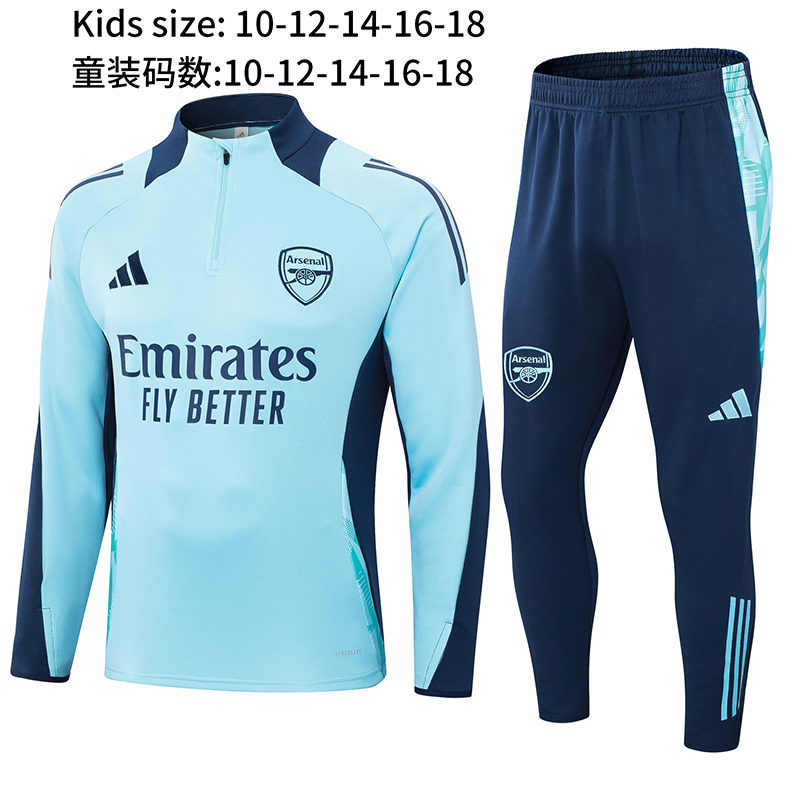 24-25 Arsenal Kids Long Sleeve Training Suit Yupoo