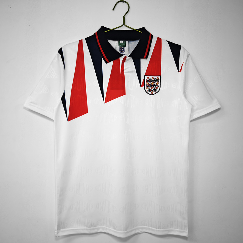 1990 England Home Retro Soccer Jerseys Yupoo
