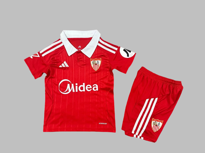 25-26 Sevilla Away Kids Cheap Soccer Jerseys Yupoo