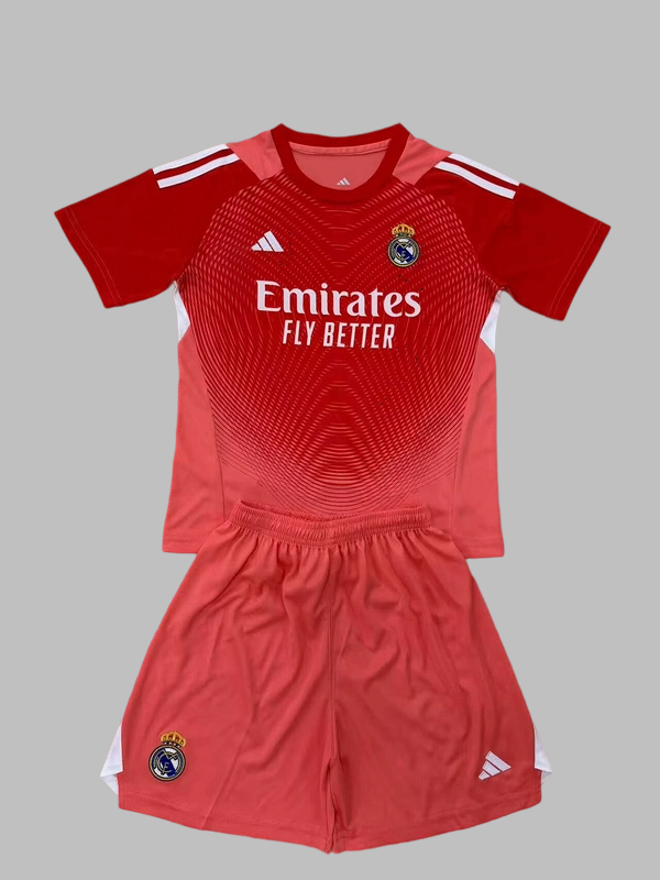 25-26 Real Madrid Goalkeeper Kids Cheap Soccer Jerseys Yupoo